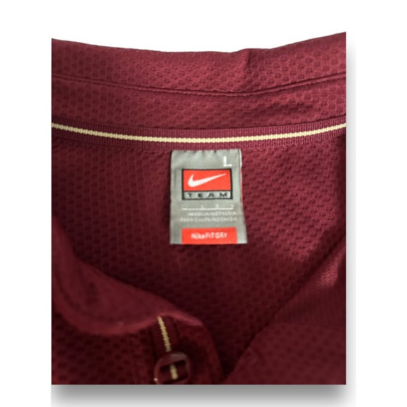Nike Fit-Dry Mens FSU Florida State Seminoles Football Coaches‎ Polo Shirt L - Picture 3 of 5